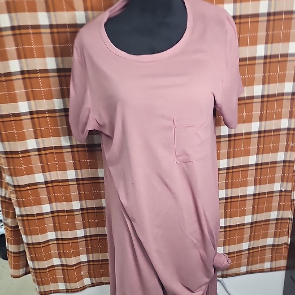 LuLaRoe Mauve Midi Dress - Picture 1 of 2